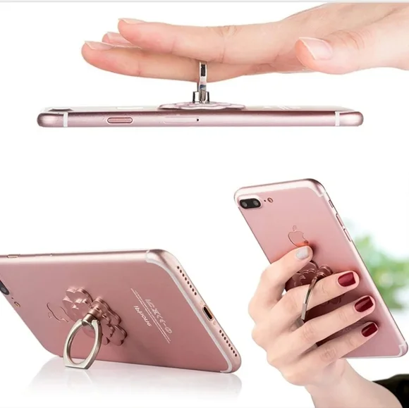 Flower Phone Ring Holder/Stand - Picture 2 of 9